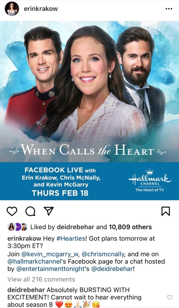 When Calls the Heart – Season 8 Social Lives